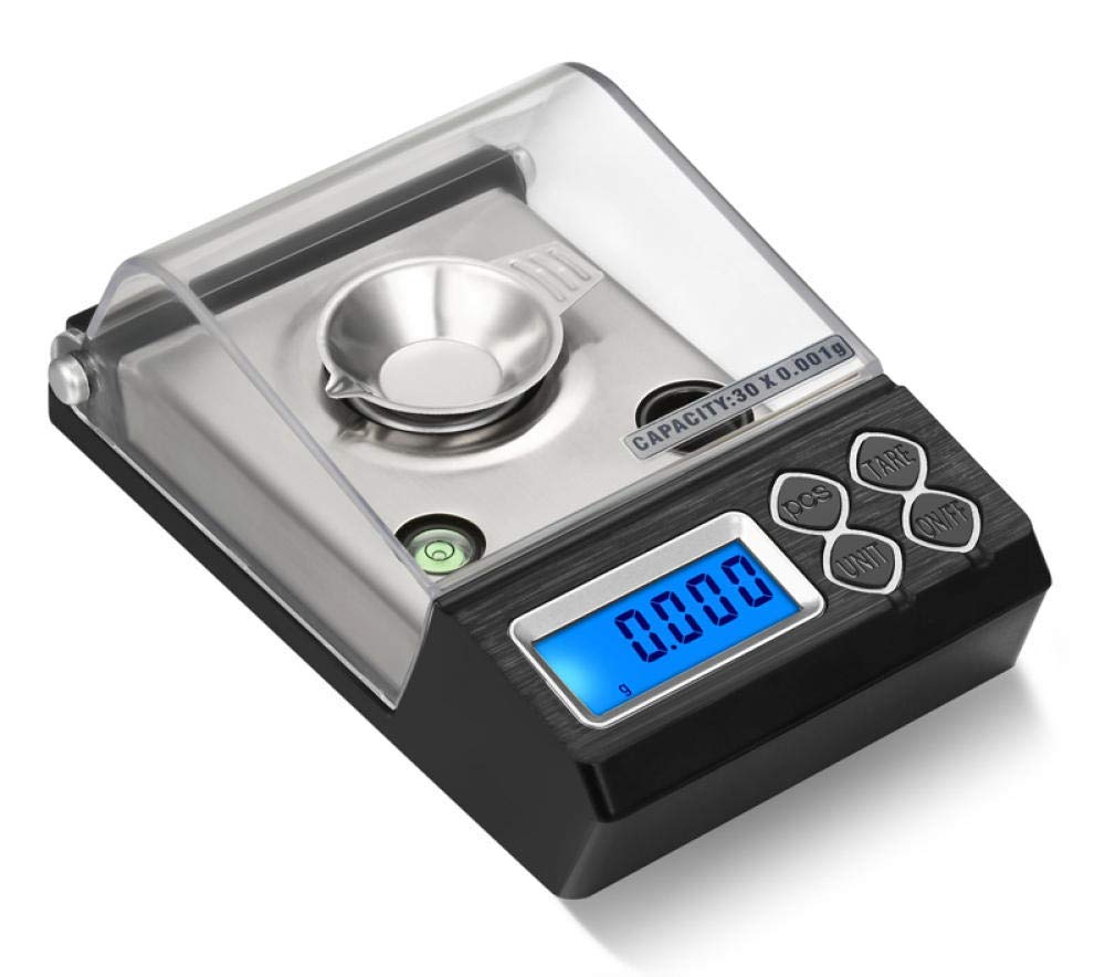 Balances numériques précises de Haute précision 0 001G échelle de Milligramme numérique Laboratoire équilibre d'herbes d'or comptage échelle de Carat balances de Bijoux électroniques