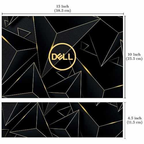 Image of Full Laptop Skin Stickers HD Quality Sticker for Laptops Upto 15.6 inch (Dustproof|Waterproof|Scratchproof|Reusable) - AY DELLBK FL1