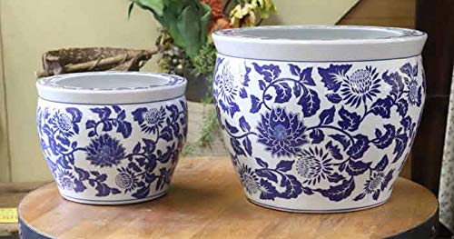 水鉢 洋蓮青 Φ40cm ガーデン メダカ鉢 睡蓮鉢 プランター 661-578 水鉢 洋蓮青 Φ40cm ガーデン メダカ鉢 睡蓮鉢 プランター 661-578