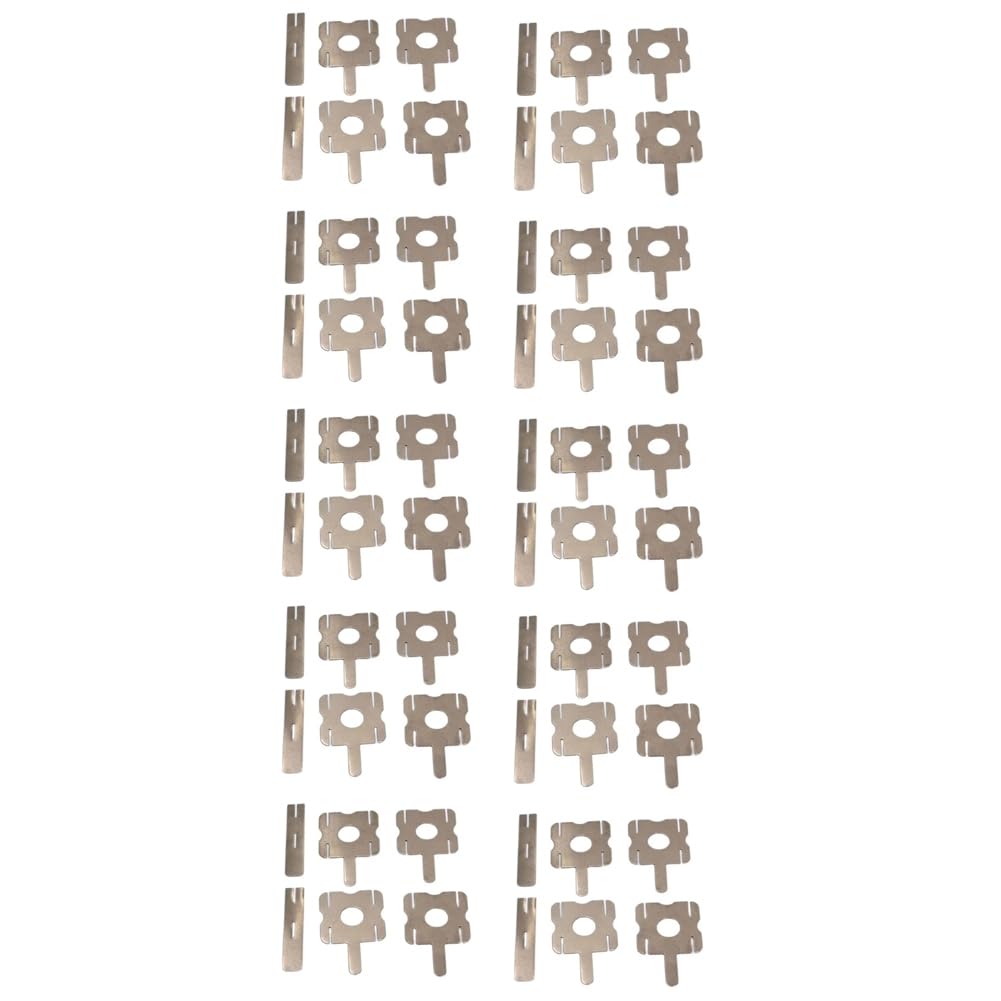 Bloepum 10Set Spot Welding Nickel Plates Battery Plating Nickle Sheet for Makitas Nickel Plated Steel Strap Strip Sheets Battery