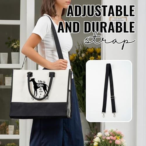 Bolsa Tote de Lona para Amantes de Perros miniatura 4