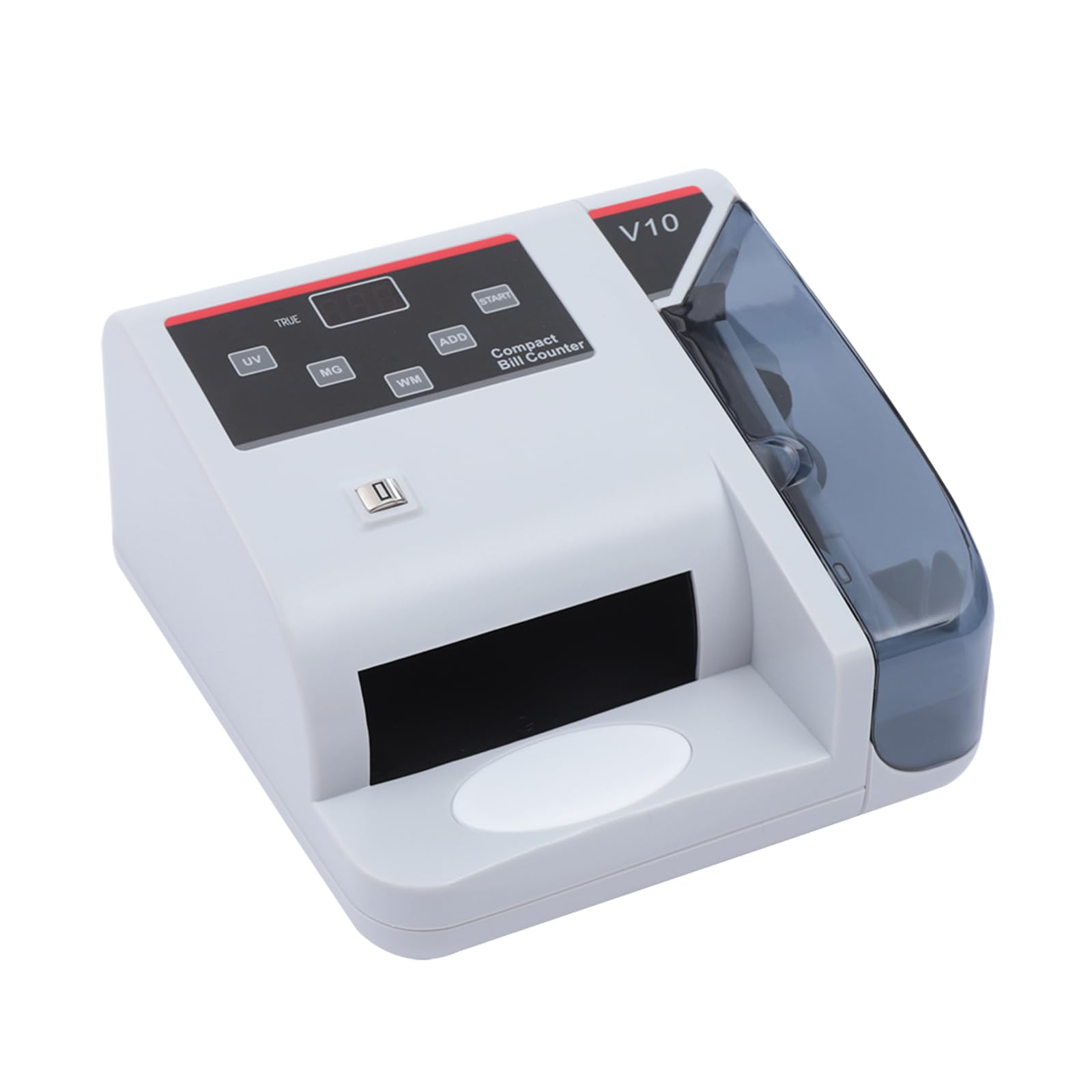 Contapoldi, contatore portatile con rilevazione dei fondi falsi/MG/WM, 600 pezzi/min, contatore banconote con display LED per banche, negozi, 100-240 V