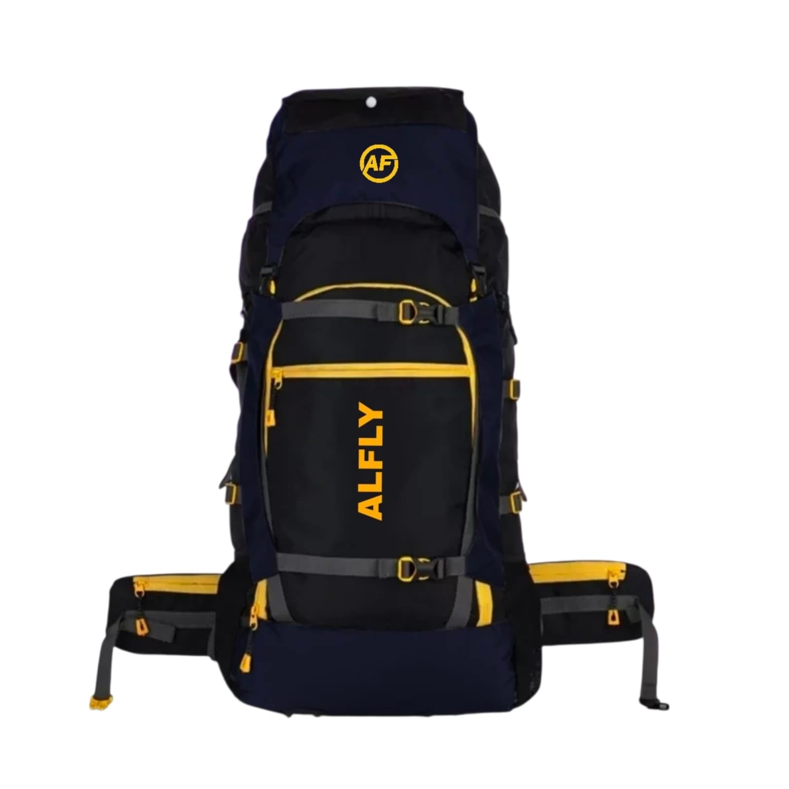 al fly 60L Trekking Backpack for Men & Women | Travel Rucksack with Rain Cover, Shoe Compartment & Multiple Pockets | Hiking, Camping, Mountain & Travel Bag | Durable Water-Resistant Adventure Bag-picture-28
