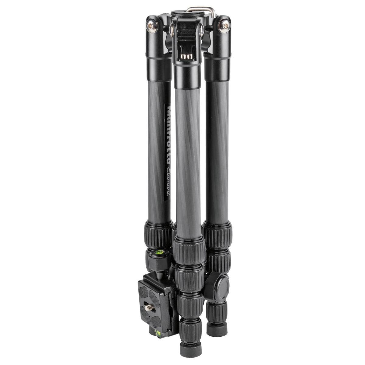 Manfrotto Element Traveller - Trípode pequeño (5 Secciones de Fibra de Carbono, con rótula