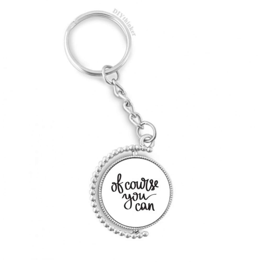 Anillo de la cadena giratorio para evitar la pérdida de llaves sueltas 4