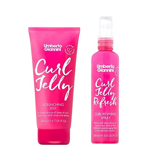 Umberto Giannini Curl Jelly - Agente de peinado vegano para el cabello rizado u ondulado con control de encrespamiento