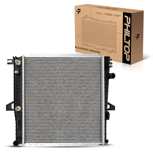 Image of PHILTOP CU2470 Radiator Replacement for Ranger, B2300 | Core Width 23-5 /8 inch fit for 2001 2002 2003 2004 2005 2006 2007 2008 2009 2010 2011 Ranger 2.3L 2001-2009 B2300