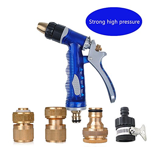 JINER Máquina de Lavado de Coches Portable multifunción Lavadora de Coches Potente presión/jardín/Motocicleta/Piso Dead Corner,10m