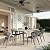 PURPLE LEAF 7 Pieces Outdoor Dining Set Patio Table and Chairs Set Aluminum Wicker Rattan Patio Furniture Set for Lawn Garden Porch Grey
