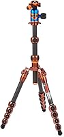Vista 1 de 3 Legged Thing Legends Ray Kit - Trípode de fibra de carbono, apto para viajes, trípode ajustable para cámara con 3 patas desmontables y múltiples