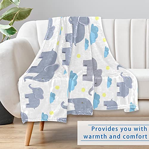 Couverture éléphant douce, le plaid cocooning pour réchauffer vos soirées