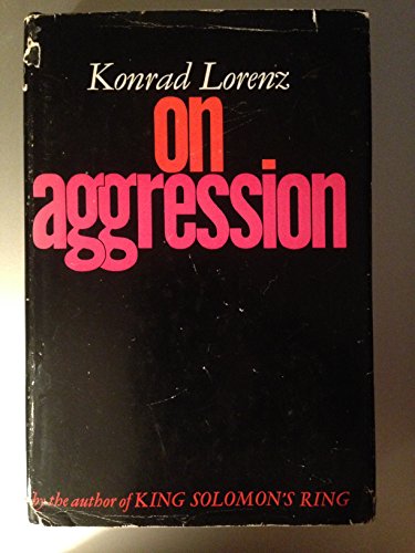 On Aggression [Unknown] B0006D6GPY Book Cover