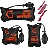 Gute Air Wedge Bags Pump, 3Pack Commercial Inflatable Air Wedges Pump Tool,Air Wedge Bag Tool-Professional Leveling Kit for Variety of Jobs. 300 LB Rating (3Sizes)