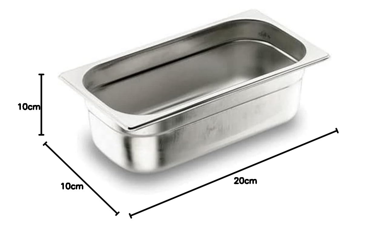Lacor 66222 - Bacinella Perforada Gn 1/2 265x325x200 Acciaio Inox 18/10 | Realizzato in acciaio inossidabile alimentare; alta resistenza alla corrosione e usura quotidiana in cucina