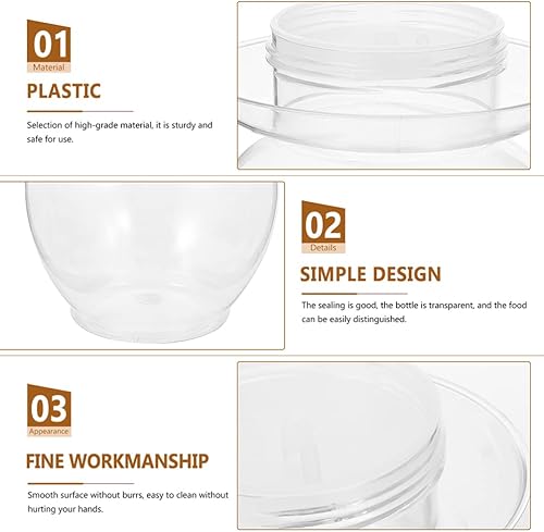 Miniatura 8 de BESTonZON Pesos - Tarro tradicional de fermentación de vidrio con tapa de tanque de barro para pepinillos, tarro de Sichuan chino Paocai tarro de