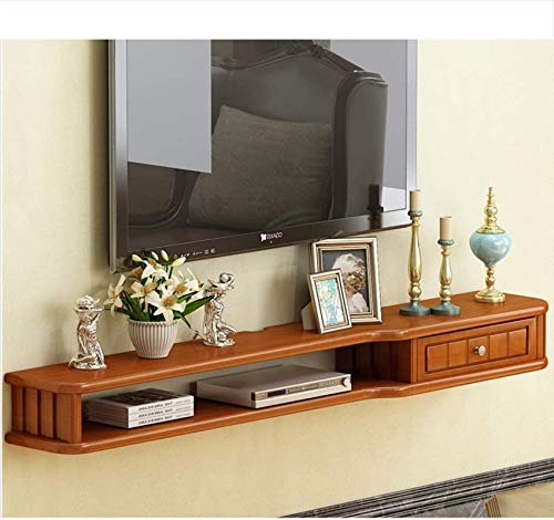 Schwimmendes Regal Wandregal Audio- / Videokonsole TV-Regal TV-Ständer Board Rack TV-Schrank Medienkonsole Spielekonsole Regal für Kabelboxen