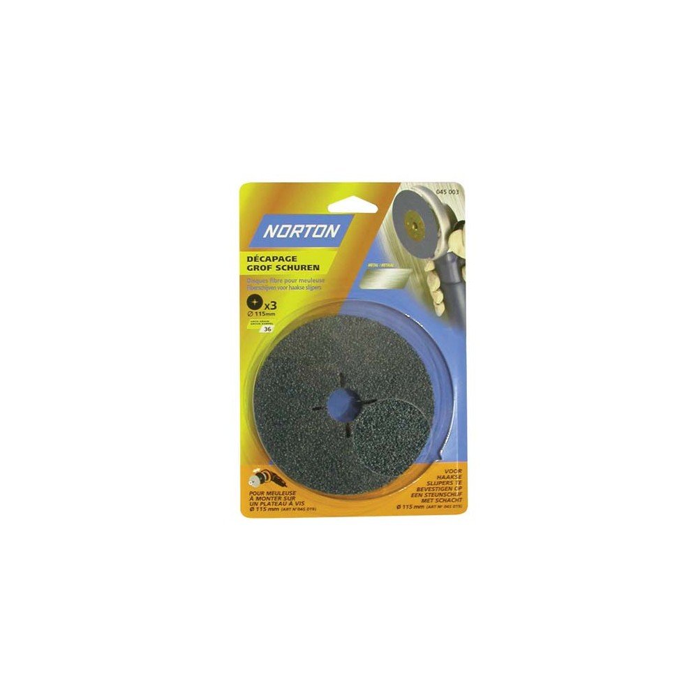 Norton BlazeX F970 Fiber Discs enable fast rust removal and cut rate Norton BlazeX F970 Fiber Discs enable fast rust removal and cut rate