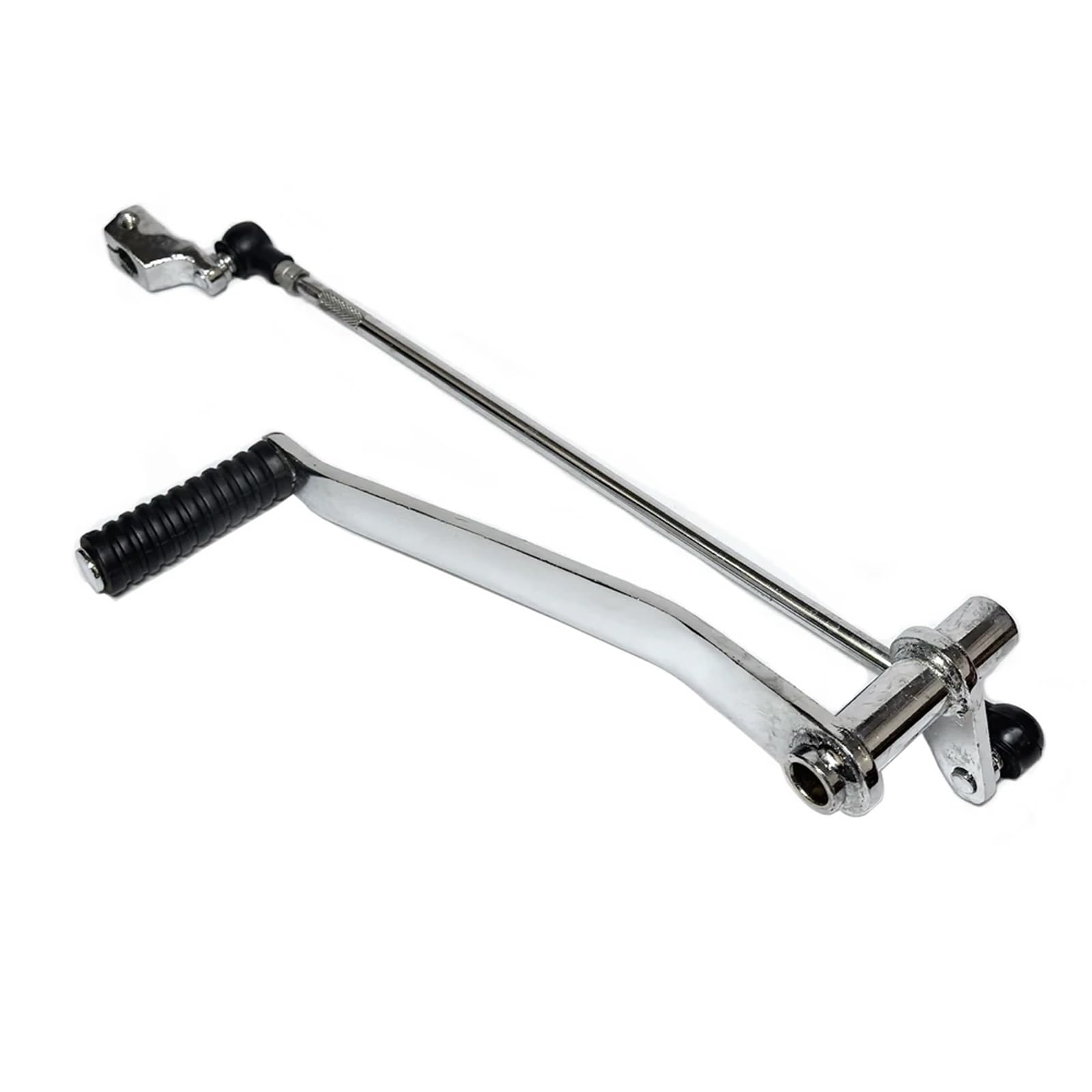 Becwdvo Silver Adjustable Folding Gear Shifter Motorcycle Foot Gear Shift Lever Pedals Pegs/Fit For Keeway Superlight 125/150 / 200
