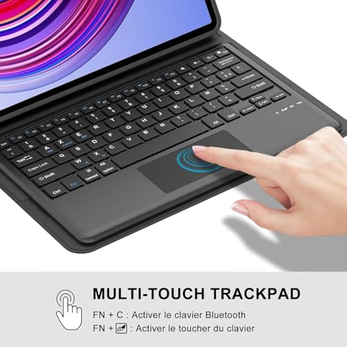 Image of typecase Keyboard Case for Redmi Pad Pro & Pro 5G (12.1 inch) with TRACKPAD,Slim Lightweight Stand Cover,Magnetically Detachable Wireless Bluetooth Keyboard for Redmi Pad Pro & Pro 5G-12.1 Inch ONLY