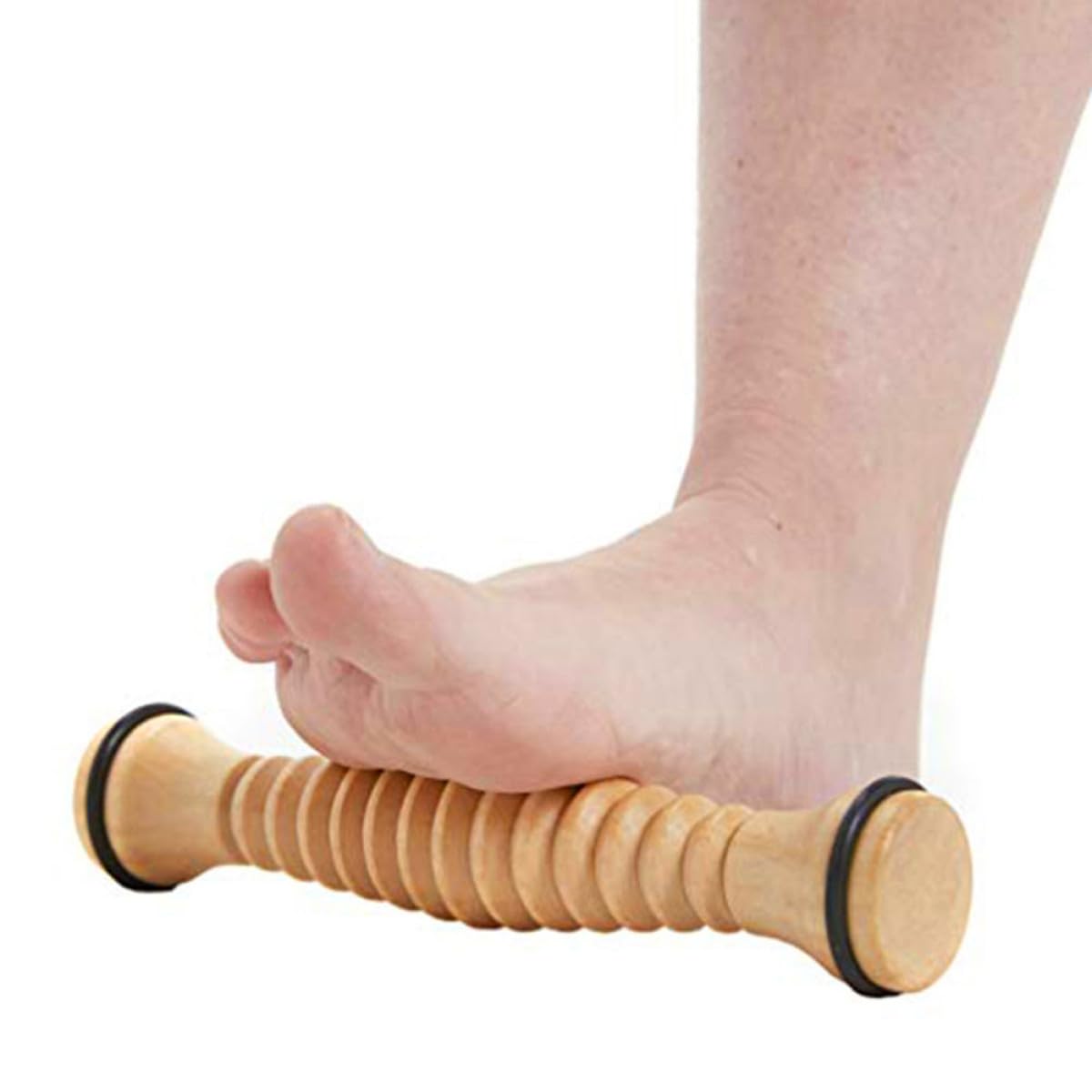 Herramienta de Masaje Manual para Pies 2 Unidades Rodillos de Madera Callos y Cuidado Plantar