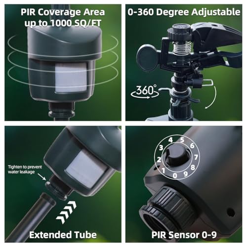 Splanteen S31011-2 Motion Activated Sprinkler To Deter Animal Cat thumb #3
