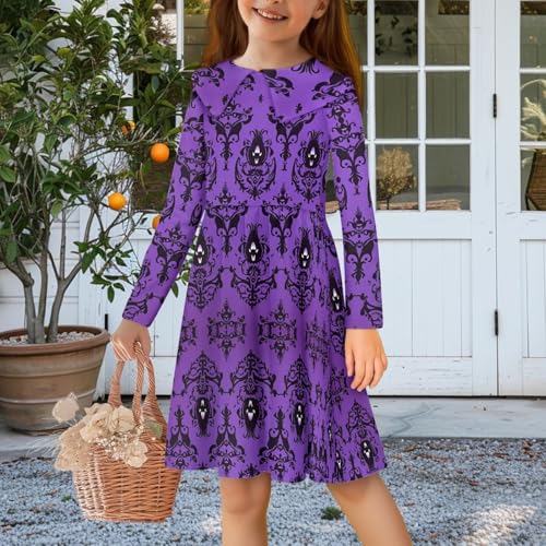 Girl‘s Dress for Kids Peter Pan Collar Dress2