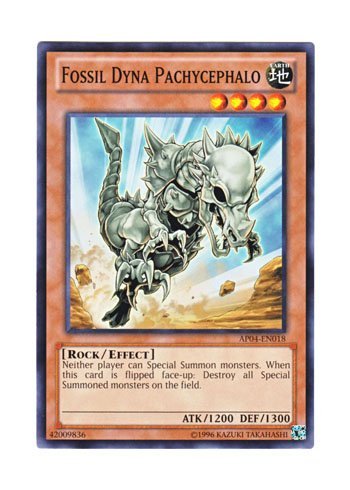 Amazon.co.jp: 遊戯王 英語版 AP04-EN018 Fossil Dyna Pachycephalo