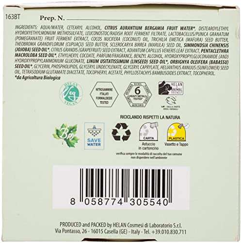 Helan Capelvenere, Restructuring Conditioner in Cream for Bleached Dyed & Treated Hair with Jojoba Oil, Vitamin E & B5 - Image 3