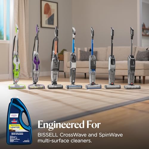 Bissell Hard Floor Sanitize Formula, 25041, 64 Fl Oz CrossWave & Spinwave, Use on Sealed Hard Floors, Orange Bloosom - image 4