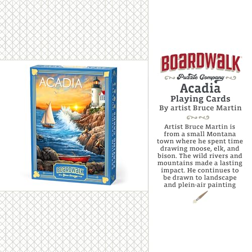Naipes Póker Acadia Featherlight para Juegos y Viaje miniatura 6