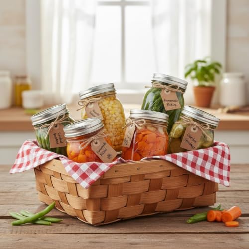 Image of STAR WORK- 500 ml Ball Regular Mouth Mason Jars Airtight lids and Bands. For Canning, Fermenting, Pickling - Store & Decor (5) Container