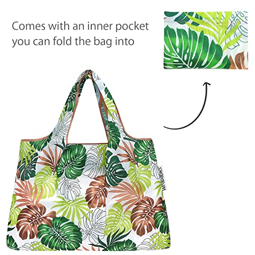 Image of allydrew Large Foldable Tote Nylon Reusable Grocery Bag