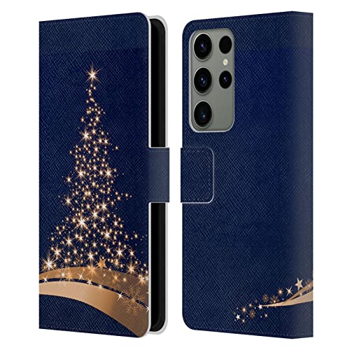 Étui Portefeuille Samsung Galaxy S23 Ultra Head Case Designs Housse Cuir Arbre d'or