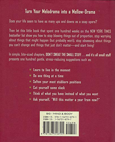 Don't Sweat the Small Stuff... and It's All Sma... 1567318797 Book Cover