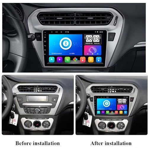 Coche con Carplay Android Auto para Citroen c-Elysee 2012-2016 multimedia 2