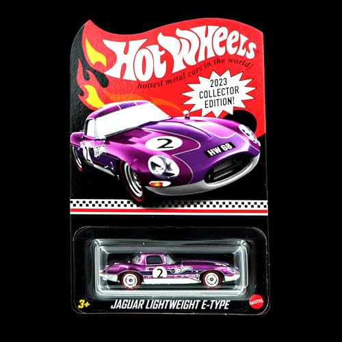 Image of Hot Wheels Collector Edition | Premium Die-Cast Metal Car for Kids & Collectors | Rare One-Time Release Model for Boys | No Restock Limited Edition (Jaguar Light Weight E-Type (2023))