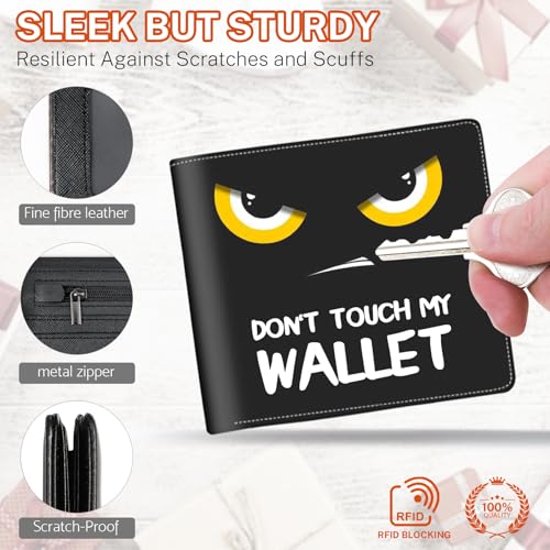 Image of Boys Wallet for Kids, Teen Boy Baseball Wallets 9-12 8-10 8-12, Cool Novelty Leather Bifold Rfid Blocking Purse Coin Pocket Zipper Id Window for Children Men Male Youth Guys Birthday Gifts