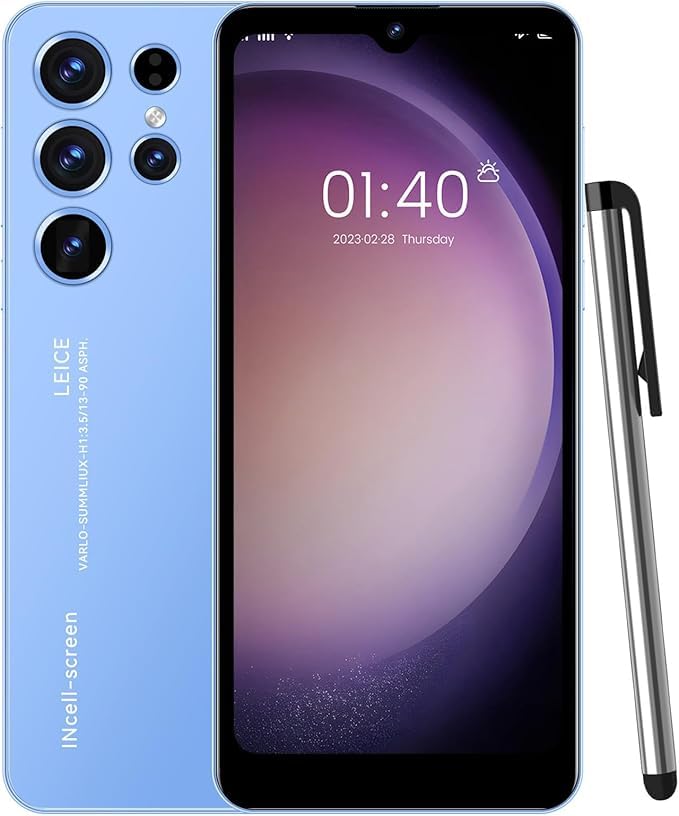 Unlocked Cell Phone, 6.1inch Smart Phone 2025 Mobile Phone 1+16GB Android Phone, Dual Sim Dual Camera Smartphones, 3800mAh Battery Cellphone (Blue)