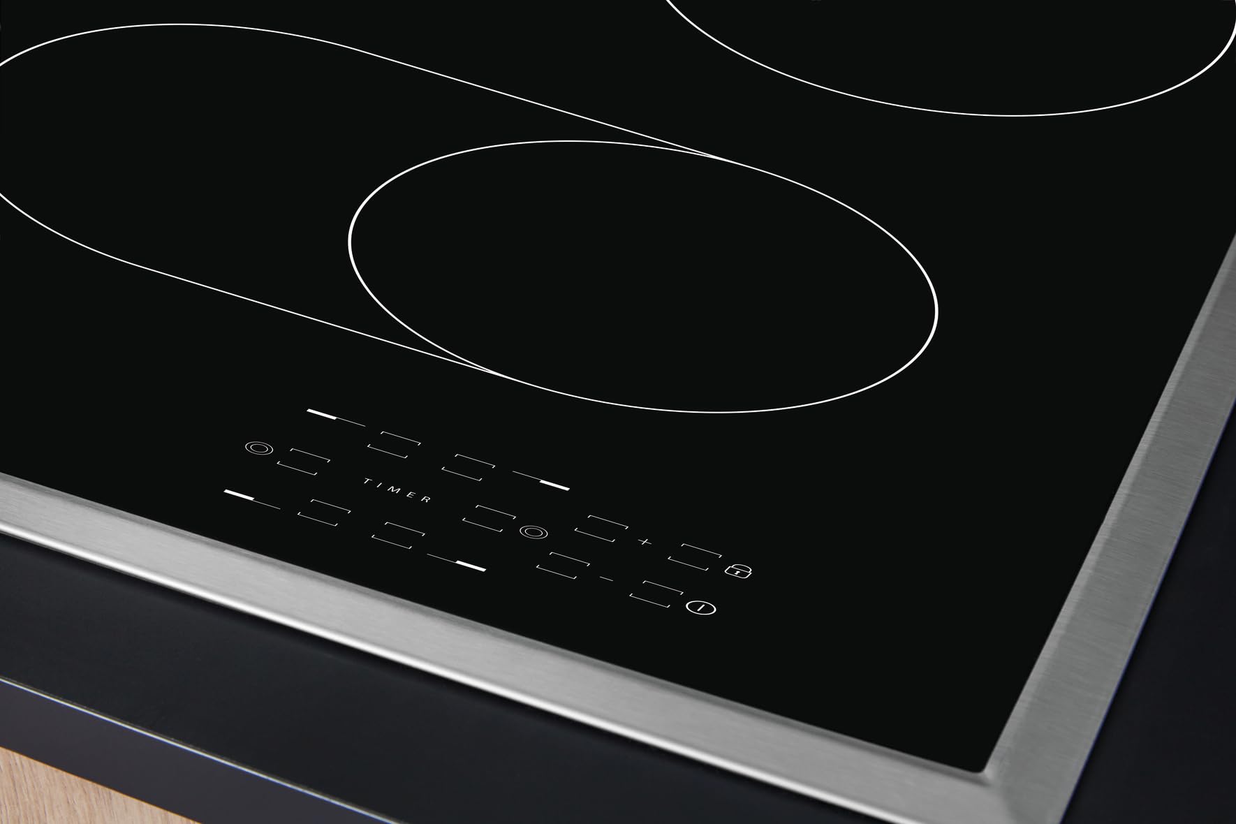 Bauknecht BAKO 466 Steam RAD Einbau Backofen-Kochfeld Kombination/Heißluftbackofen mit 12 Funktionen/Gentle Steam/EEK A+/Glaskeramik-Kochfeld/60cm/Inox