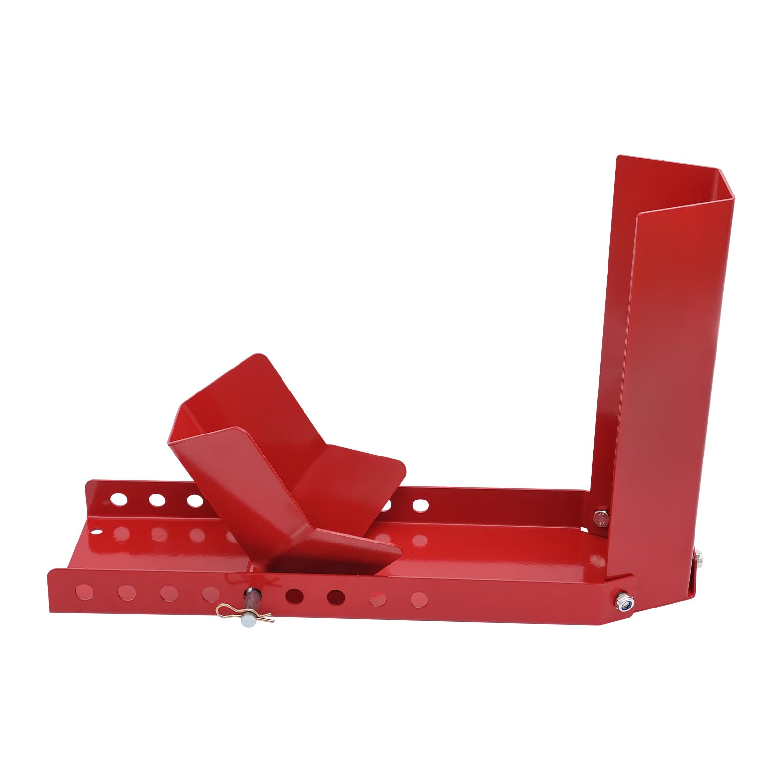 Soporte para motocicleta, abrazadera de rueda delantera de motocicleta, balancín de motocicleta, adecuado para neumáticos de 8 a 24 pulgadas, soporte de carga de neumáticos, soporte de transporte para