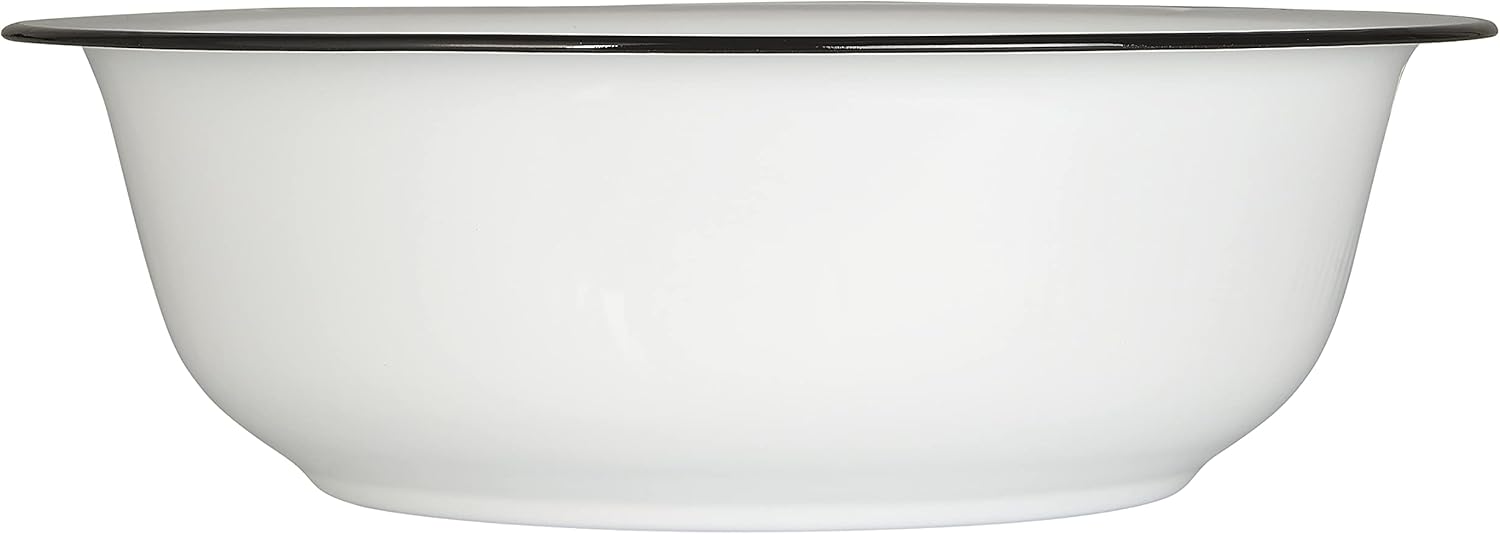 Ib Laursen Large White Enamel Wash Dish Basin Bowl 36 cm Amazon.co.uk