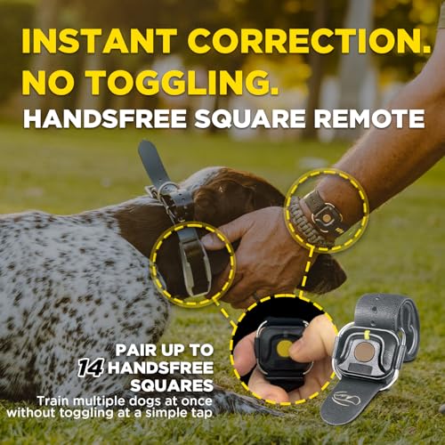 Image of Dogtra 1900X Handsfree E-Collar for Dog Training - 3 /4 Mile Range, for Dogs 45 lbs+, Waterproof, 100 Stimulation Levels, Vibration, Tone, Rechargeable - Hands-Free Remote for Dog Owners and Trainers