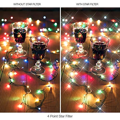 Qkoo 4 Points/ 6 Points/ 8 Points Star Lens Filter - 95Mm #TOP6