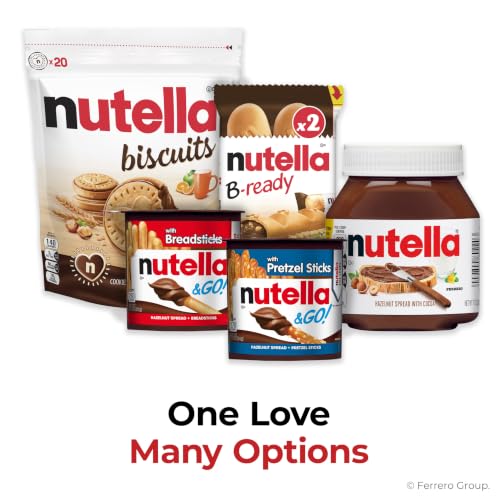 Nutella & GO! Hazelnut and Cocoa Spread with Breadsticks, Snack Cups, 24 Pack - image 9