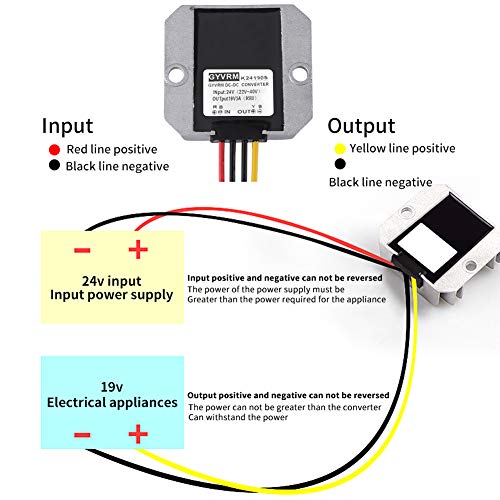 DC 24V Module to 19V 5A Voltage Reducer Converter Waterproof DC/DC Transformer Power Regulator4