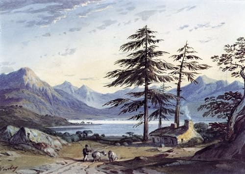 Tableau lac par Varley 60x90cm en impression sur toile nordique pour chambre