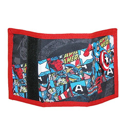 B. Designs Marvel Captain America Wallet One Size3