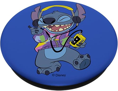 Miniatura 2 de Disney Lilo & Stitch Rocking To The Beat Cool Portrait PopSockets Standard PopGrip