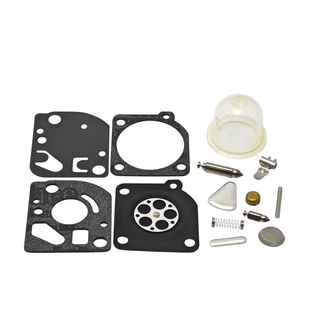parti Kit di riparazione e ricostruzione del carburatore da 10 pezzi adatto for decespugliatore Husq125 125R 128R 124L 124C 125C 125E 128L 128CD 128LDX 128DJX 128LD 128RJ