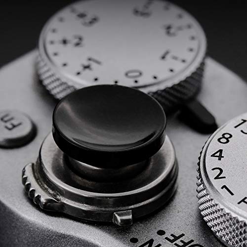 Image of Soft Shutter Release Button (2 Pack /Black) High-end Concave Camera Shutter Button